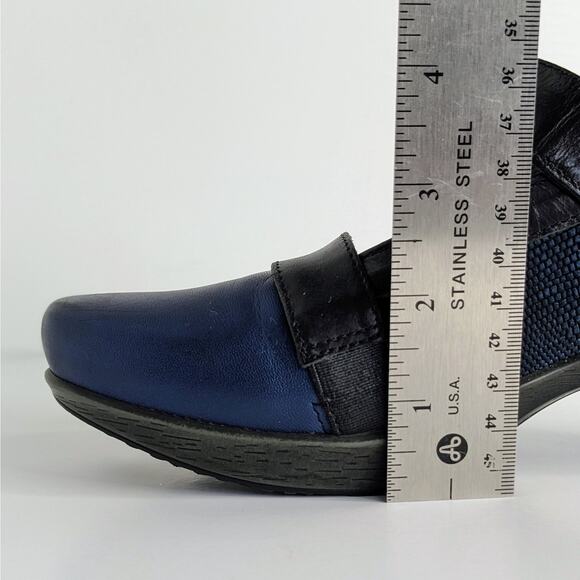 Naot Shoes Dashing Women EU 36 Blue Black Heels Mary Jane Hook and Loop Strap - Picture 15 of 16